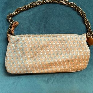 JCrew mini silk bag